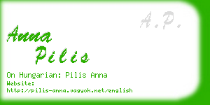 anna pilis business card